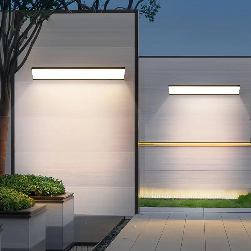 Modern waterproof outdoor LED wall lamp