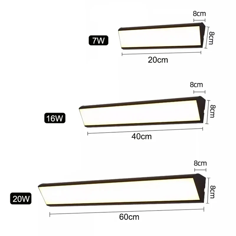 Modern waterproof outdoor LED wall lamp