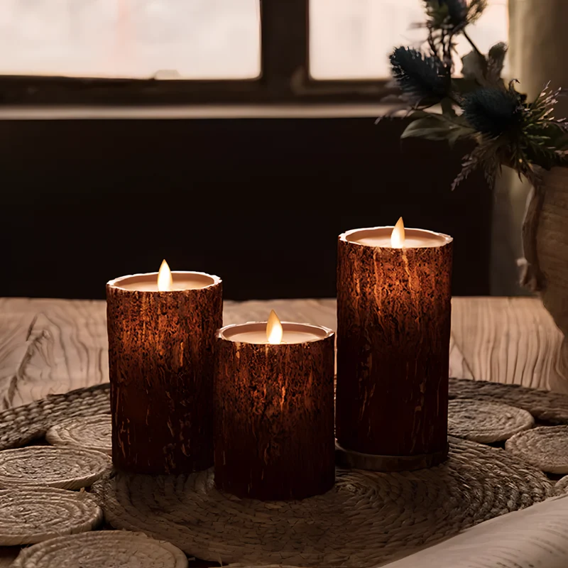 Stylish safe flameless LED candles for home lighting