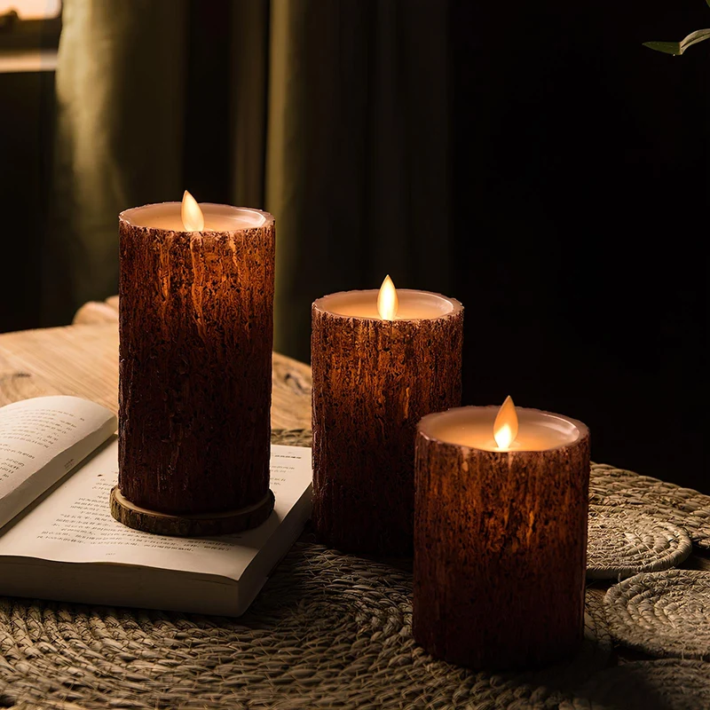Stylish safe flameless LED candles for home lighting