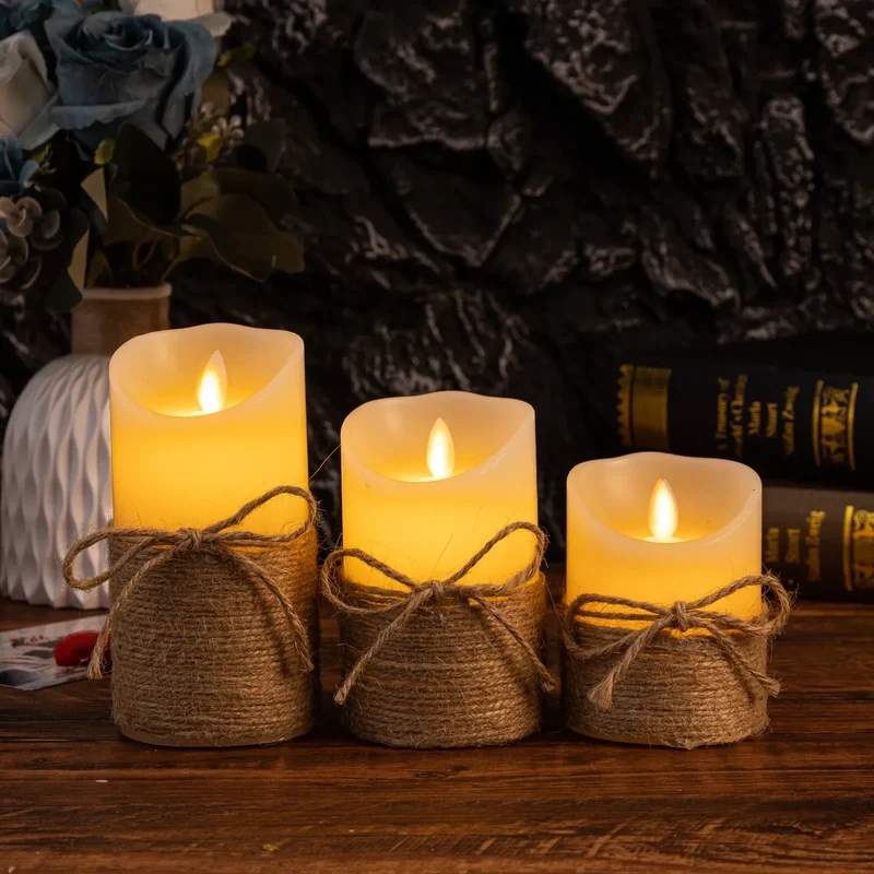 Stylish safe flameless LED candles for home lighting
