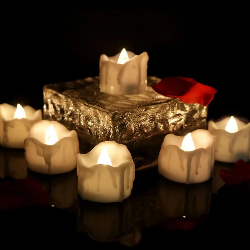 Cozy flameless candles lighting for your home