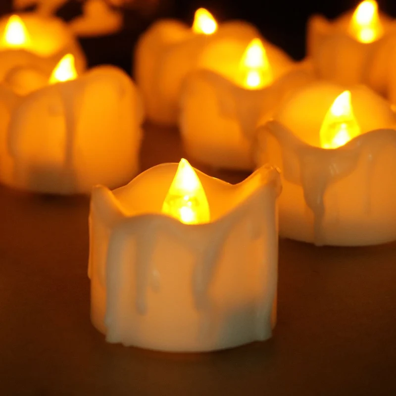 Cozy flameless candles lighting for your home