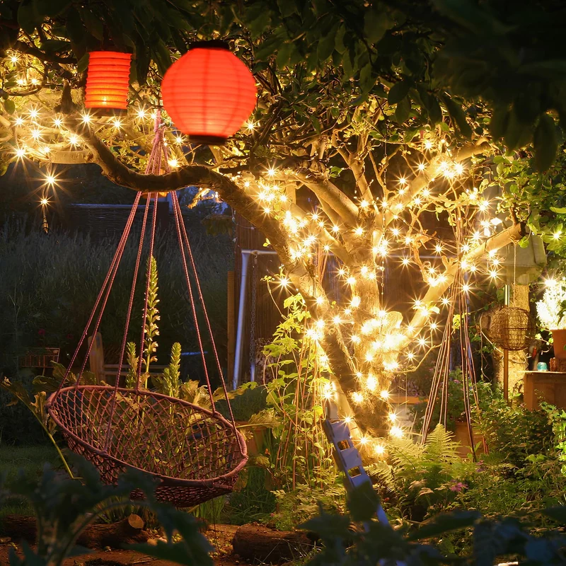 Decorative fairy string solar outdoor LED lights