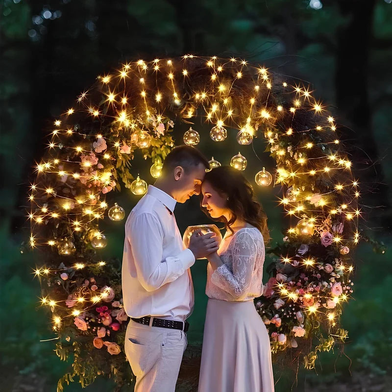Decorative fairy string solar outdoor LED lights