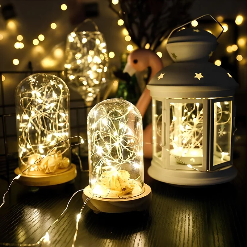 Decorative fairy string solar outdoor LED lights