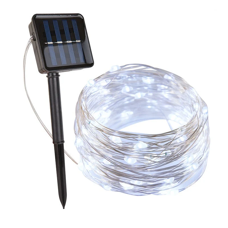 Decorative fairy string solar outdoor LED lights