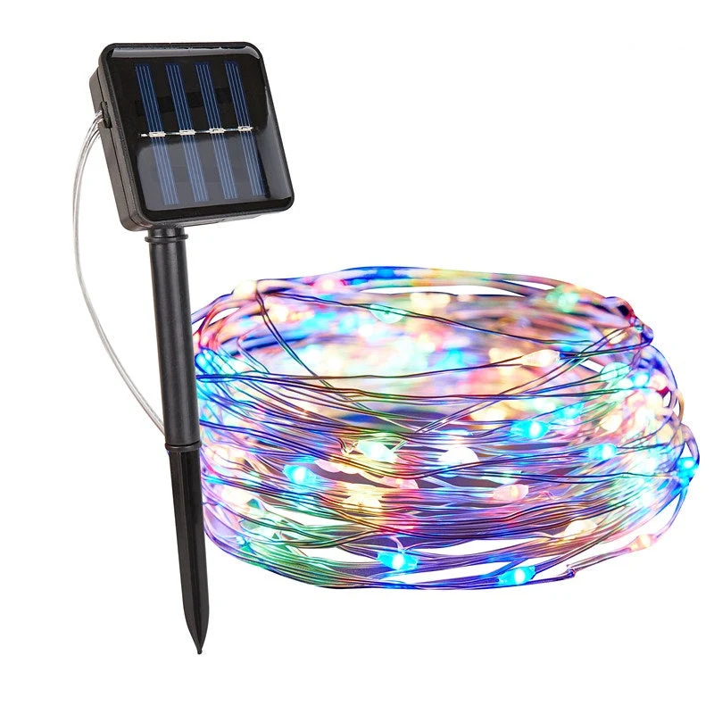 Decorative fairy string solar outdoor LED lights