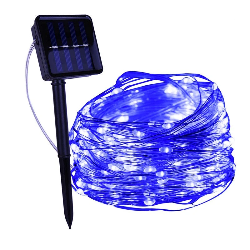 Decorative fairy string solar outdoor LED lights