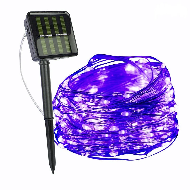 Decorative fairy string solar outdoor LED lights