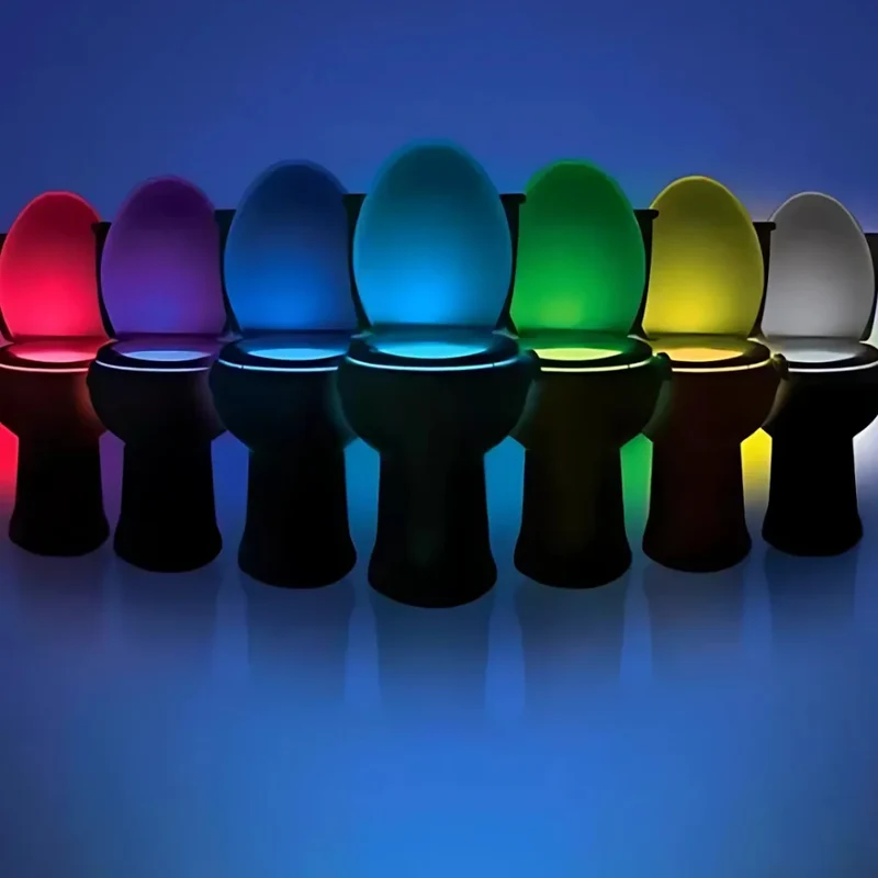 Smart LED toilet light with sensor