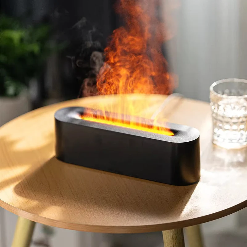 Decorative ultrasonic lamp with humidifier