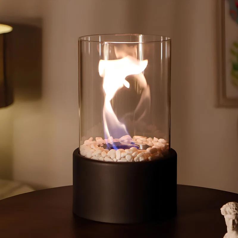 Classic transparent glass oil lamp for interior decoration