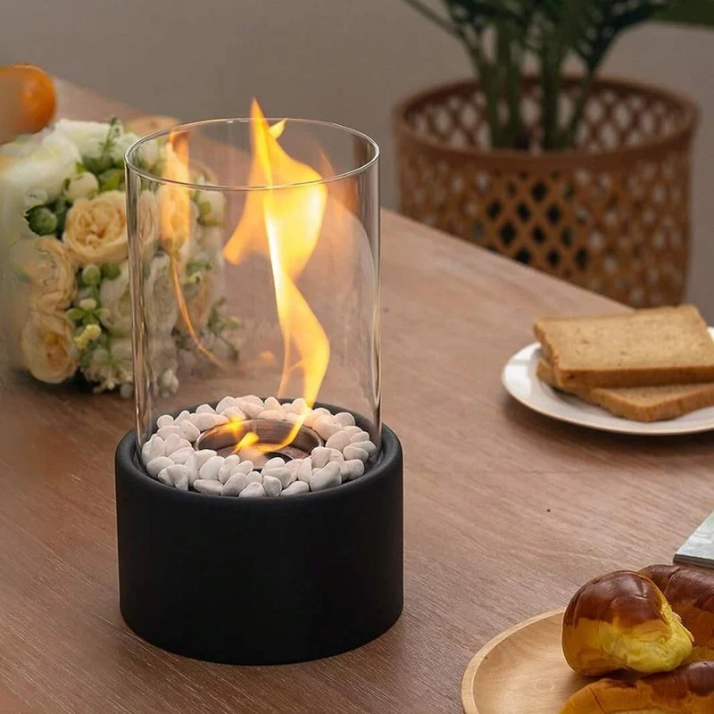 Classic transparent glass oil lamp for interior decoration
