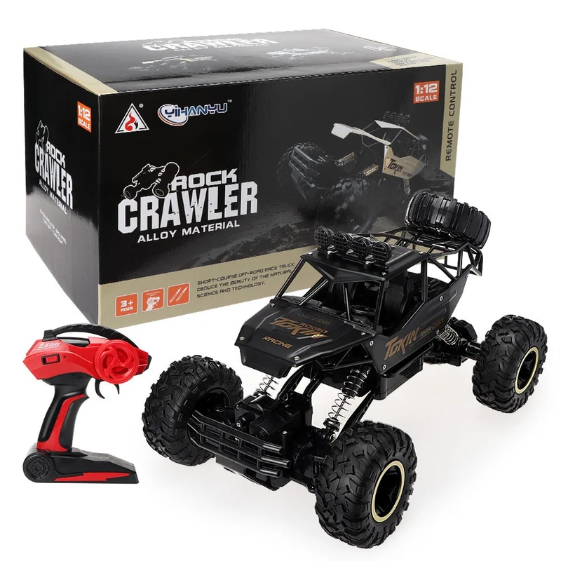 Powerful remote-controlled 4x4 off-road truck
