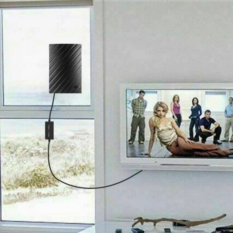 Advanced Indoor 4K HD TV Antenna with Long Range