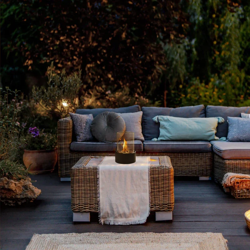Modern portable decorative flame lamp