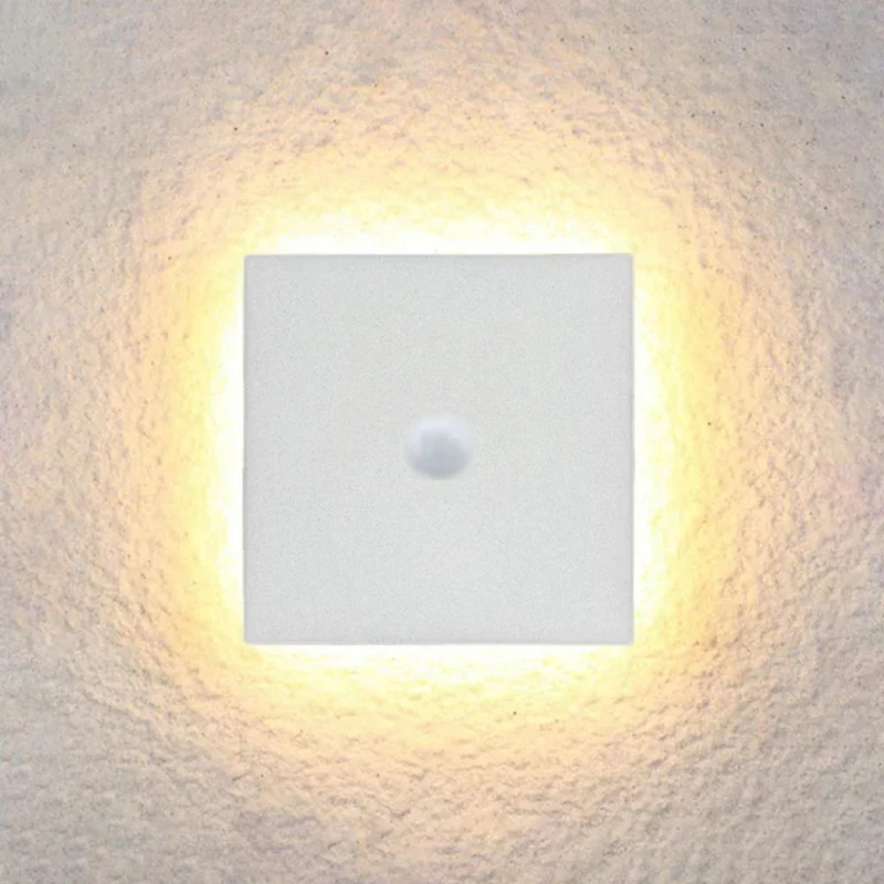 Elegant minimalist LED wall lamp for outdoor lighting