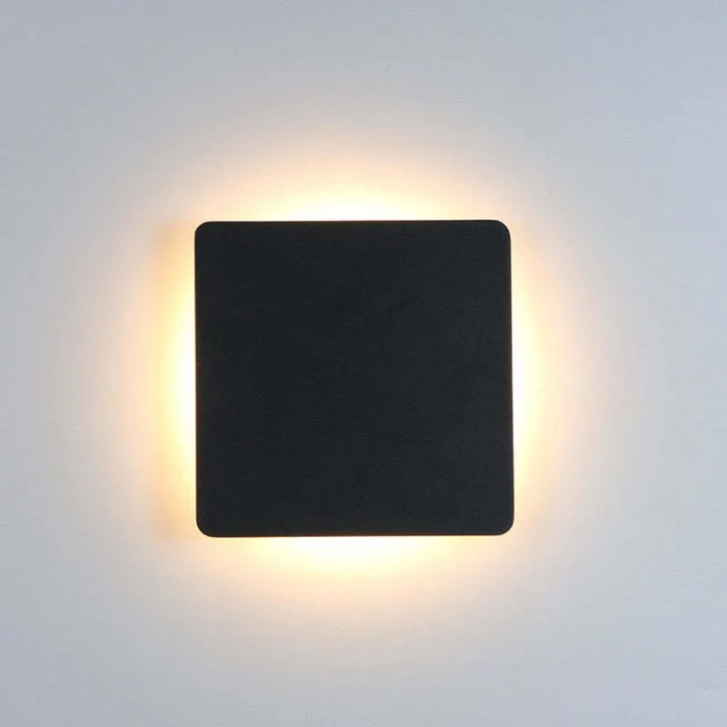 Elegant minimalist LED wall lamp for outdoor lighting