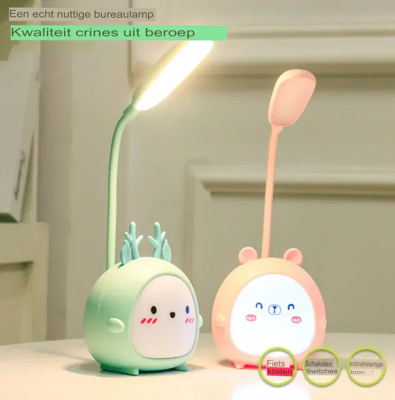 Portable reading lamp with eye protection
