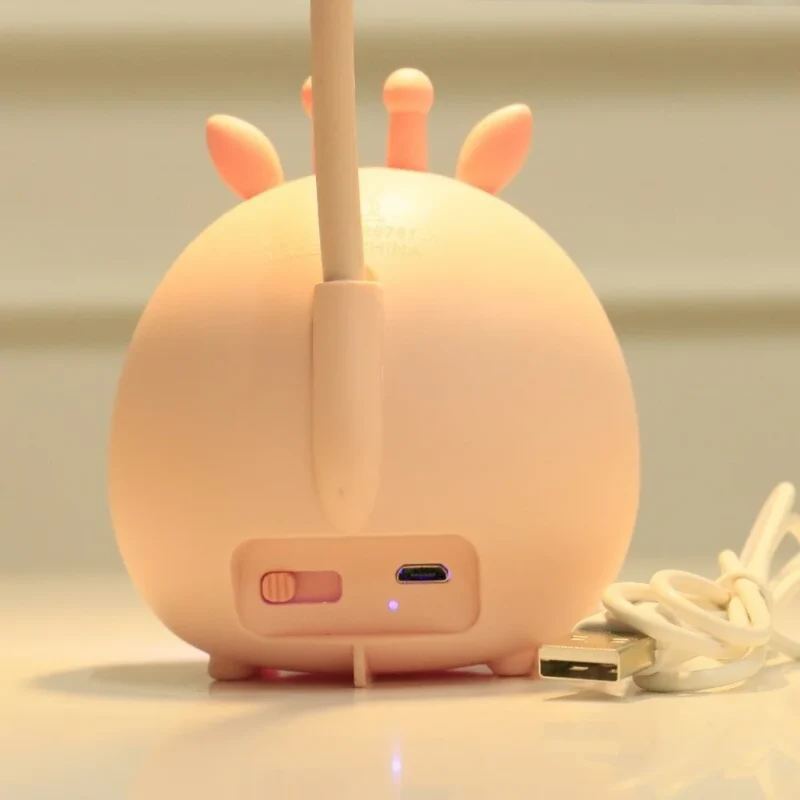 Portable reading lamp with eye protection