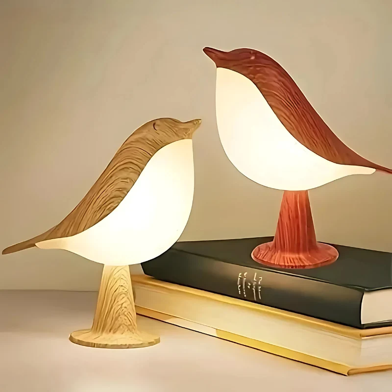 Elegant Ambient Bird Lamp with Aromatherapy