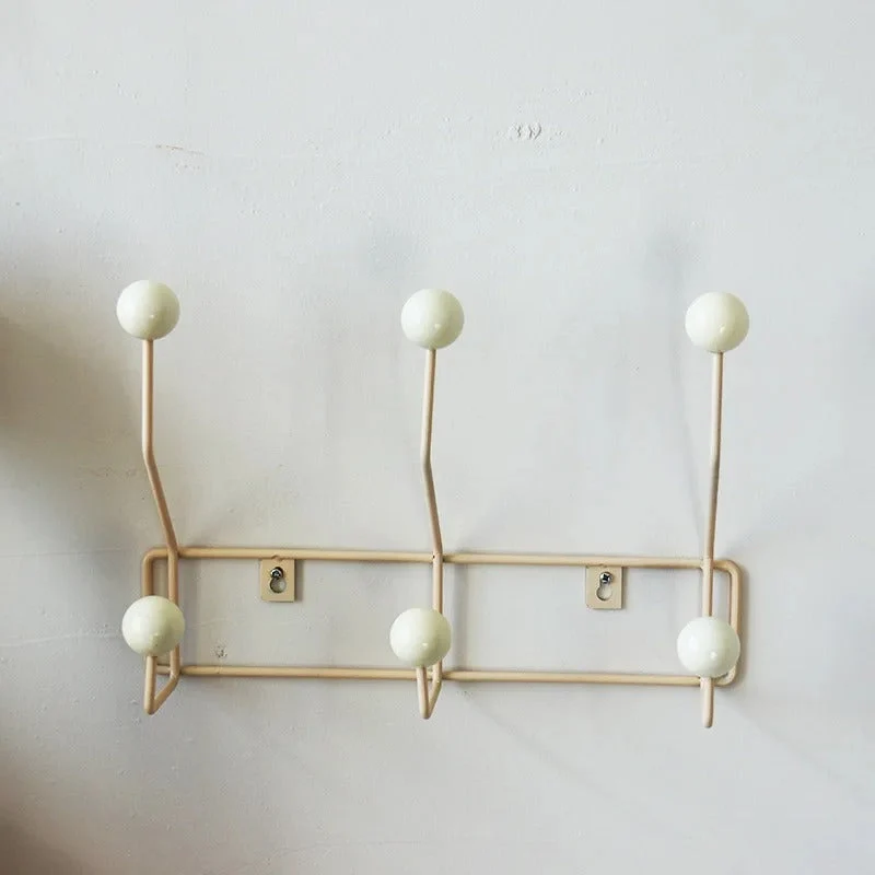 Minimalist Wooden Wall Hook with Hangers