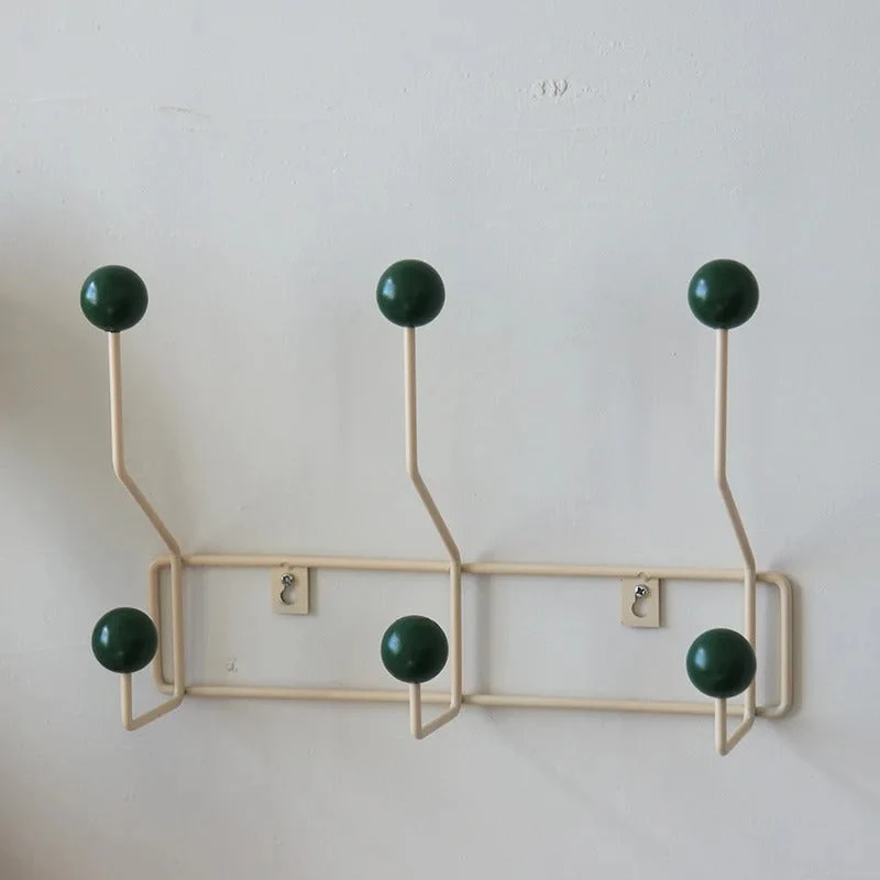 Minimalist Wooden Wall Hook with Hangers