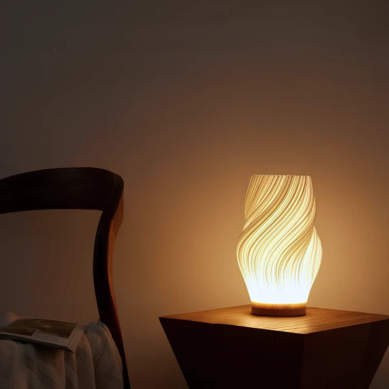 Stylish minimalist home lamp Serene Wavecrest