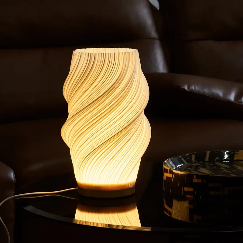 Stylish minimalist home lamp Serene Wavecrest