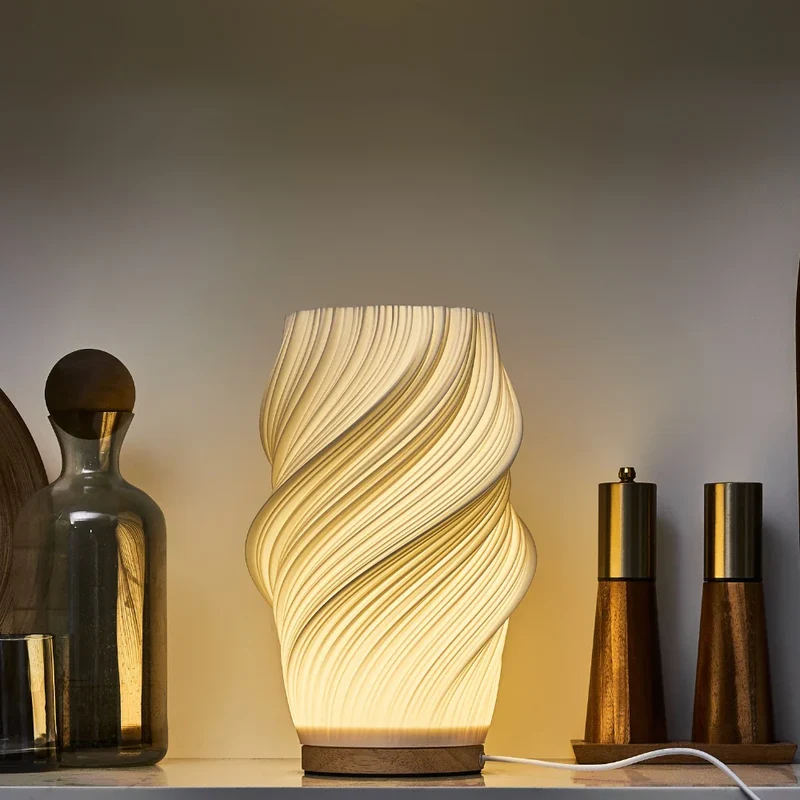 Stylish minimalist home lamp Serene Wavecrest