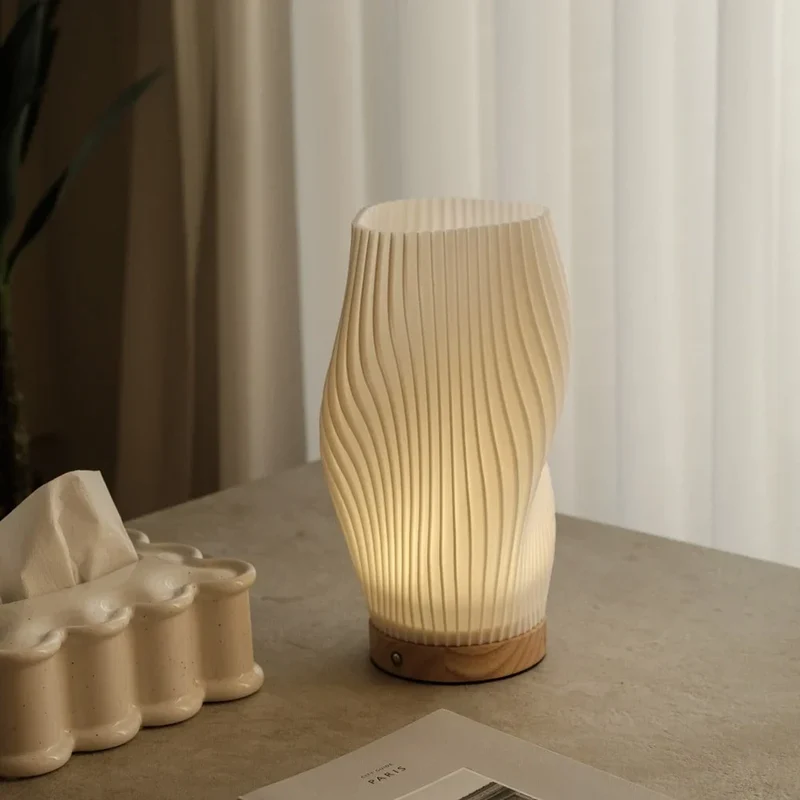 Stylish minimalist home lamp Serene Wavecrest