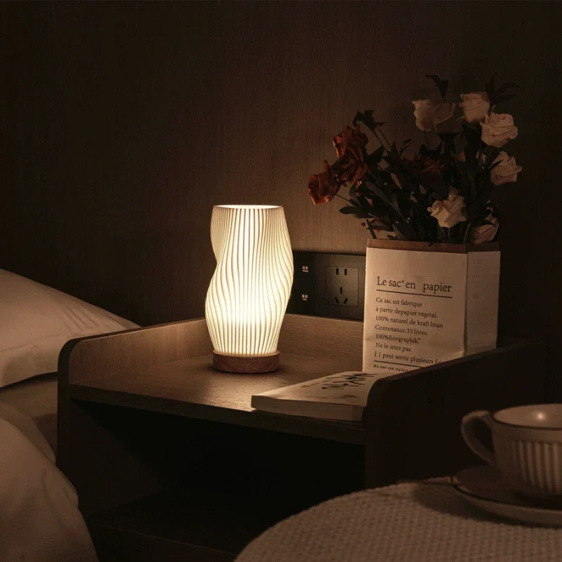 Stylish minimalist home lamp Serene Wavecrest
