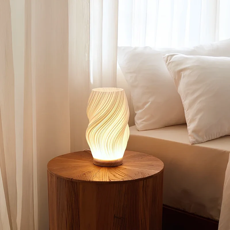 Stylish minimalist home lamp Serene Wavecrest