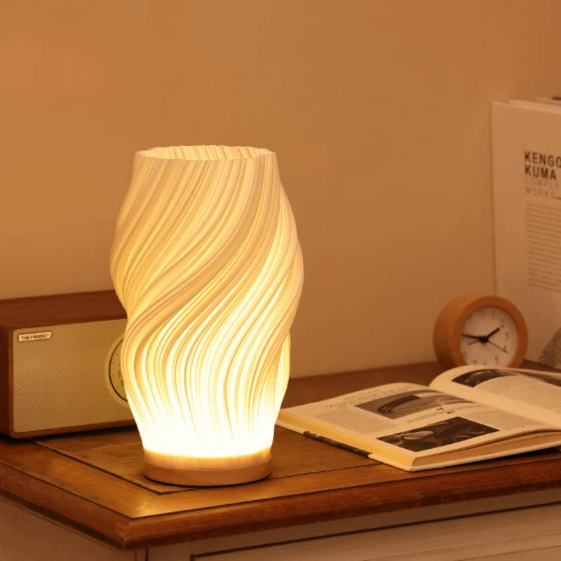 Stylish minimalist home lamp Serene Wavecrest