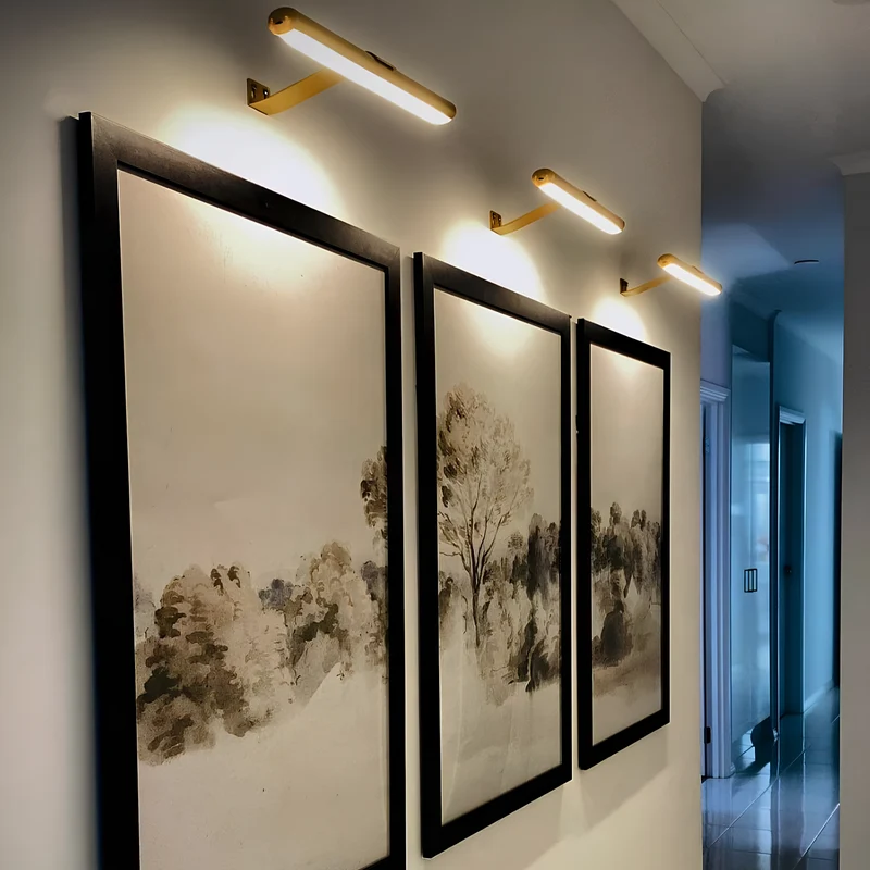 Adjustable wireless LED wall lighting