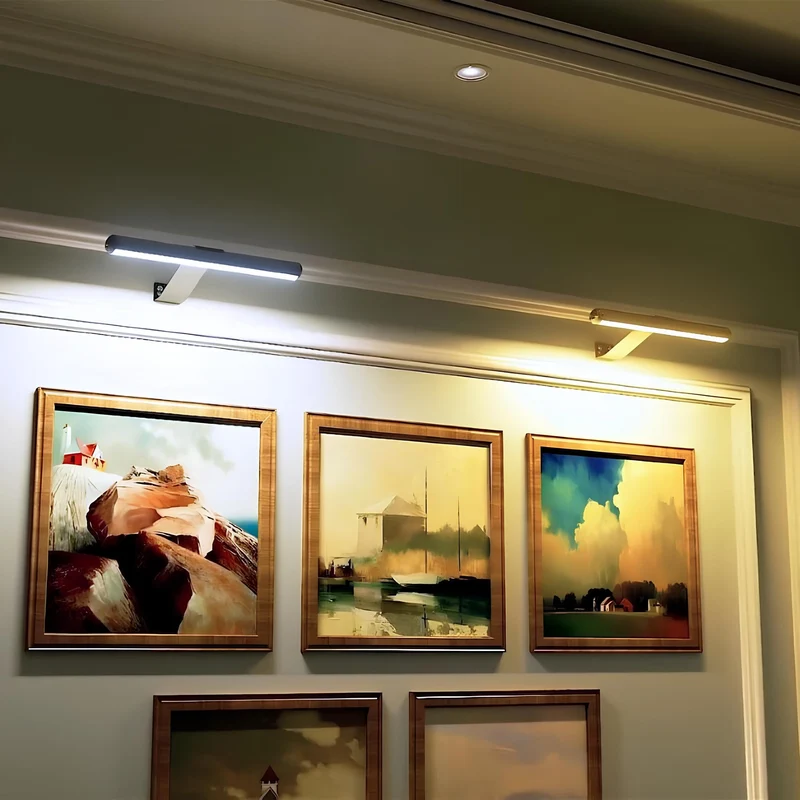 Adjustable wireless LED wall lighting