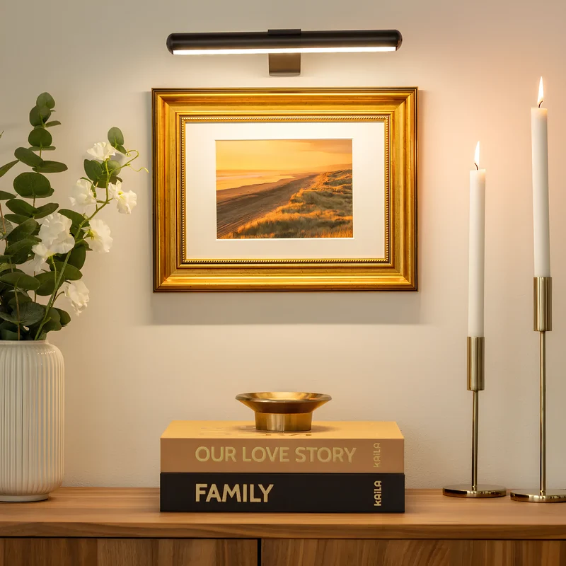 Adjustable wireless LED wall lighting