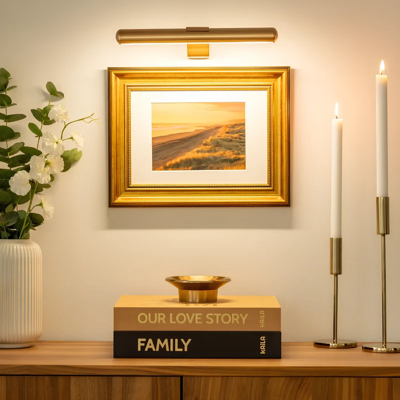 Adjustable wireless LED wall lighting