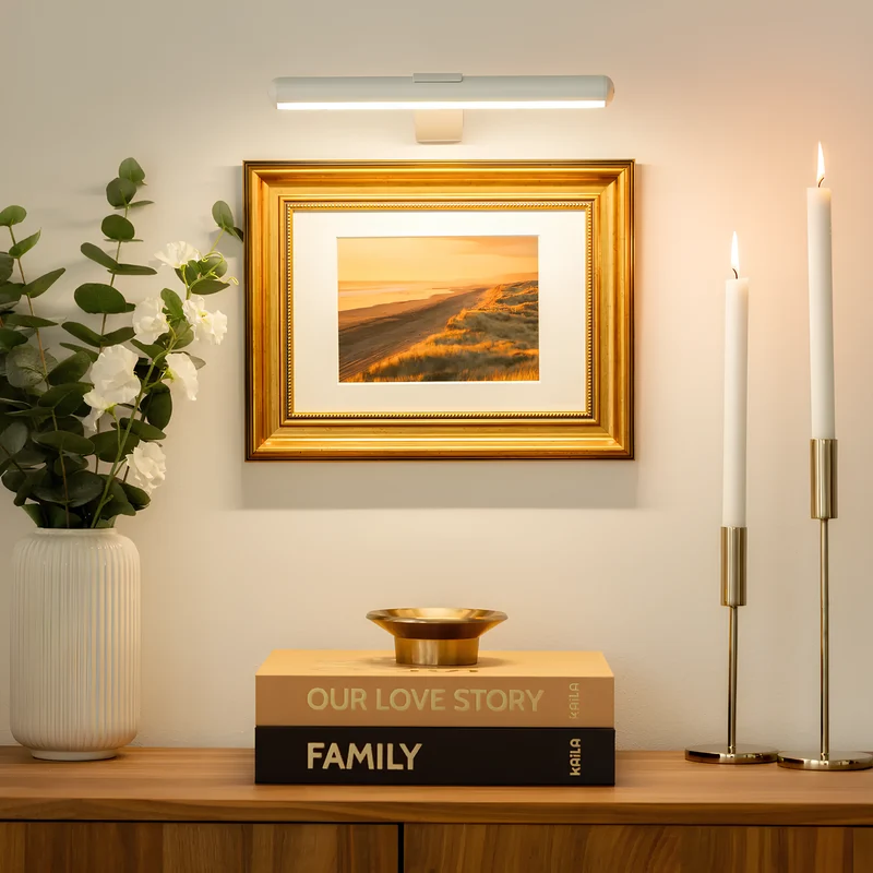 Adjustable wireless LED wall lighting