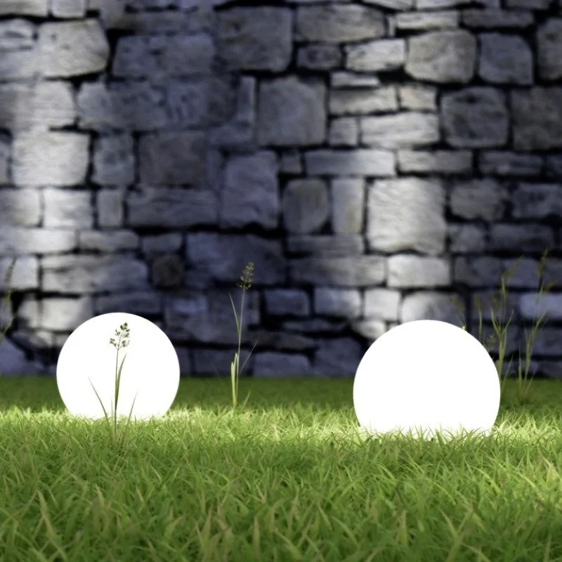 Outdoor garden ball lamp