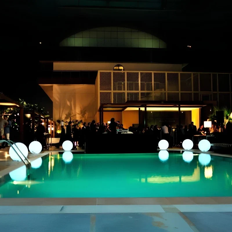 Outdoor garden ball lamp