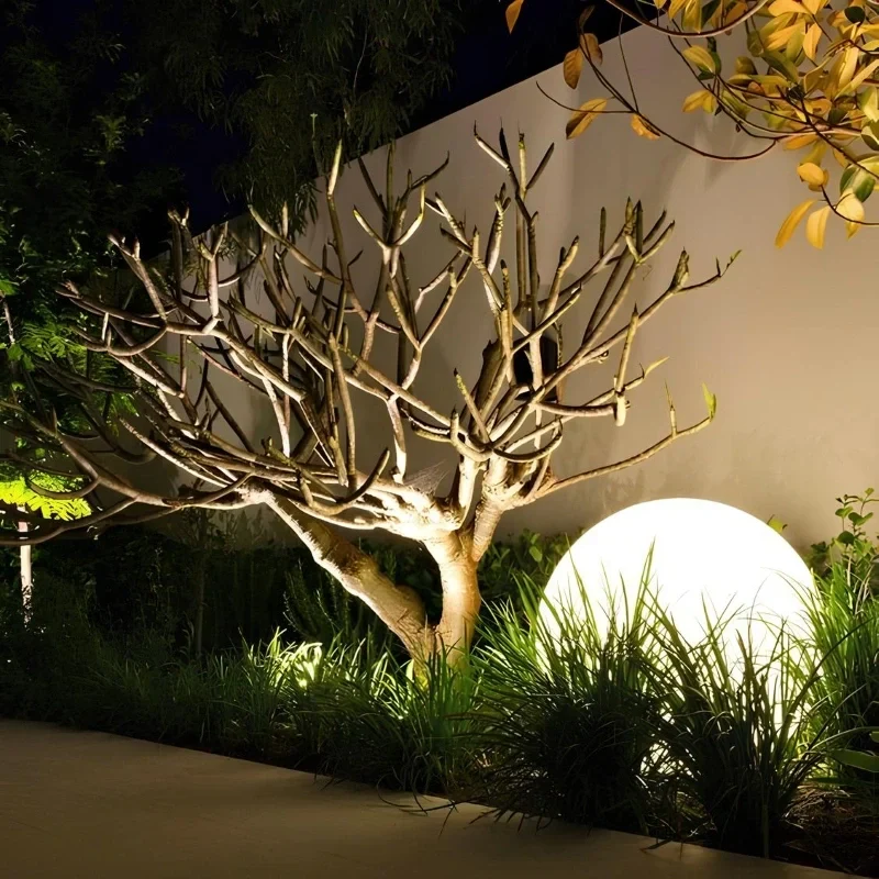 Outdoor garden ball lamp
