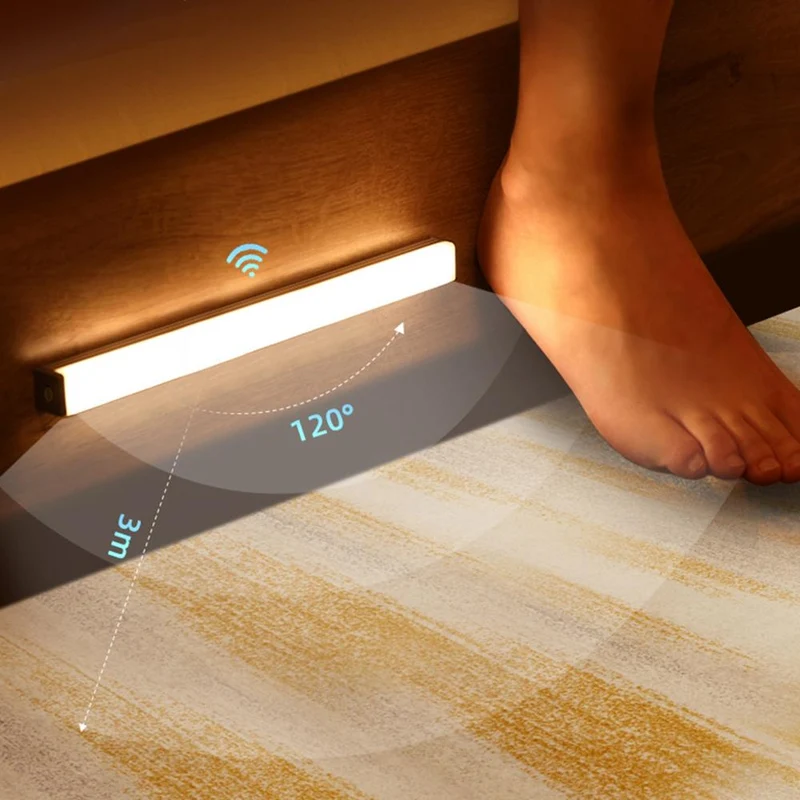 Energy-saving rechargeable LED light with sensor