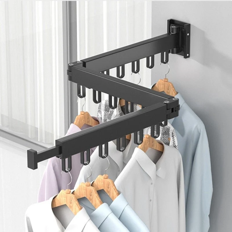 Practical Foldable Wall-Mounted Clothes Dryer
