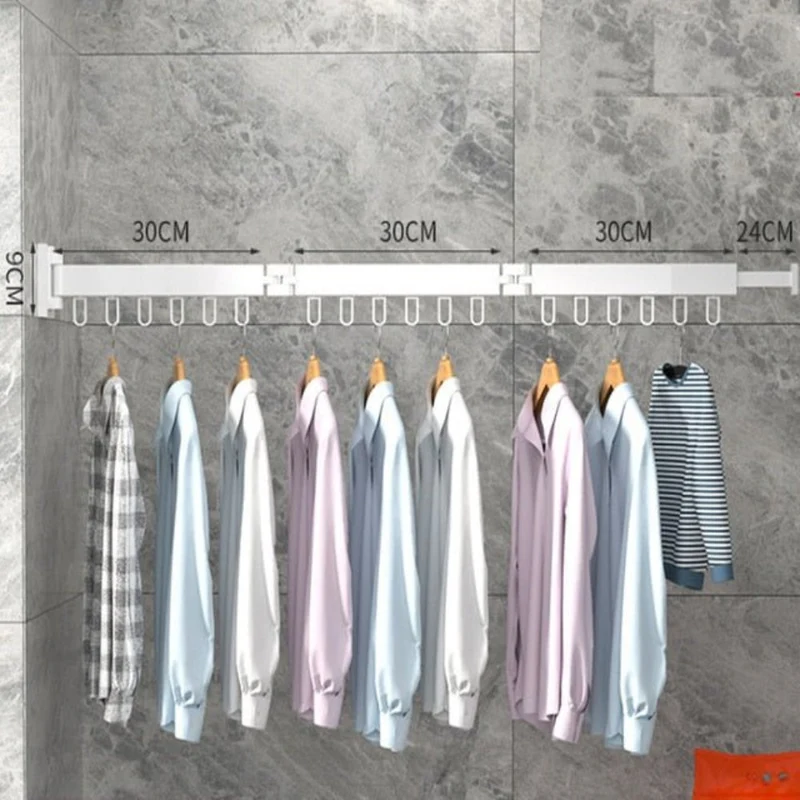 Practical Foldable Wall-Mounted Clothes Dryer