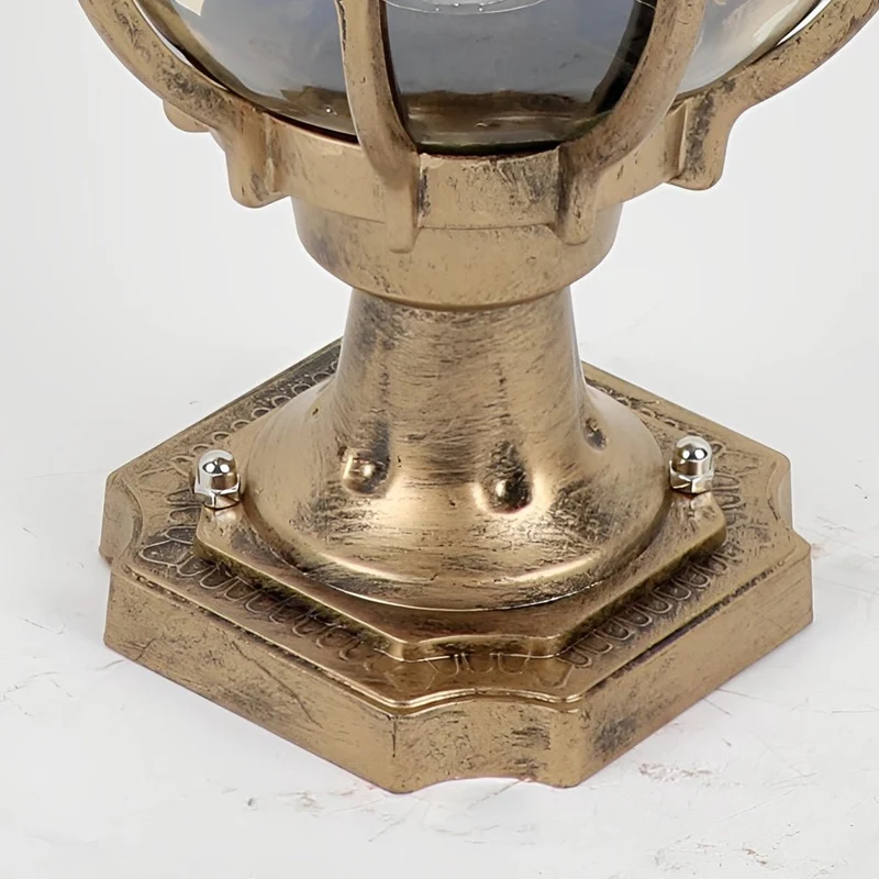 Retro Outdoor Lighting Post for Gardens and Pathways