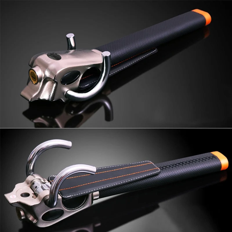Secure anti-theft steering wheel lock