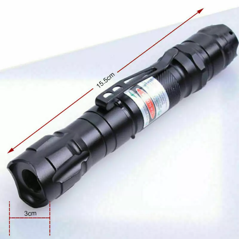 Precise long-range green laser pointer