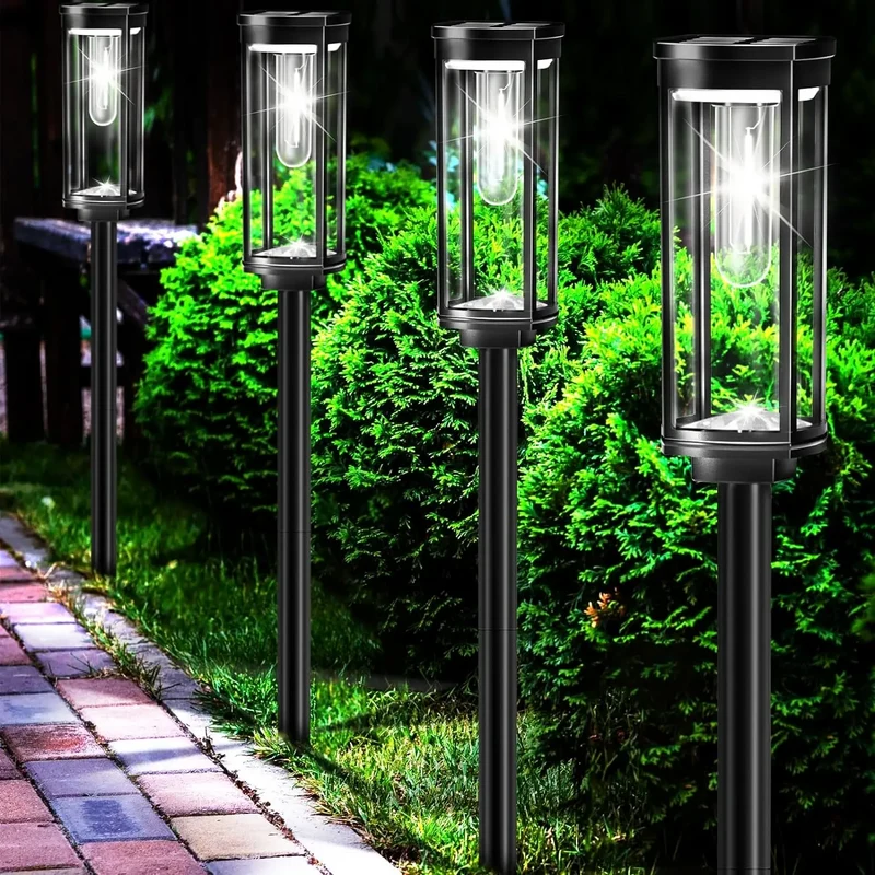 Elegant waterproof outdoor solar lanterns